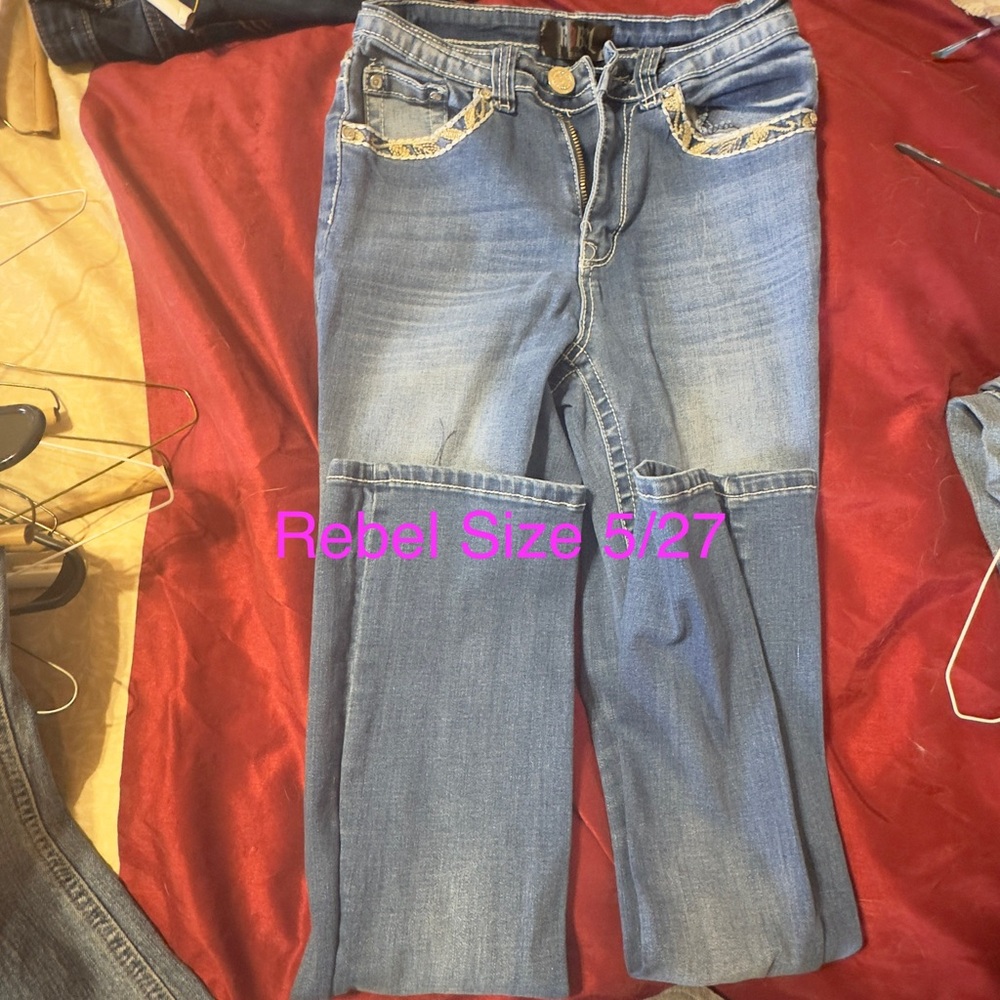 rebels Women's Blue Jeans